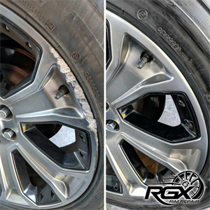 how to fix curbed rims